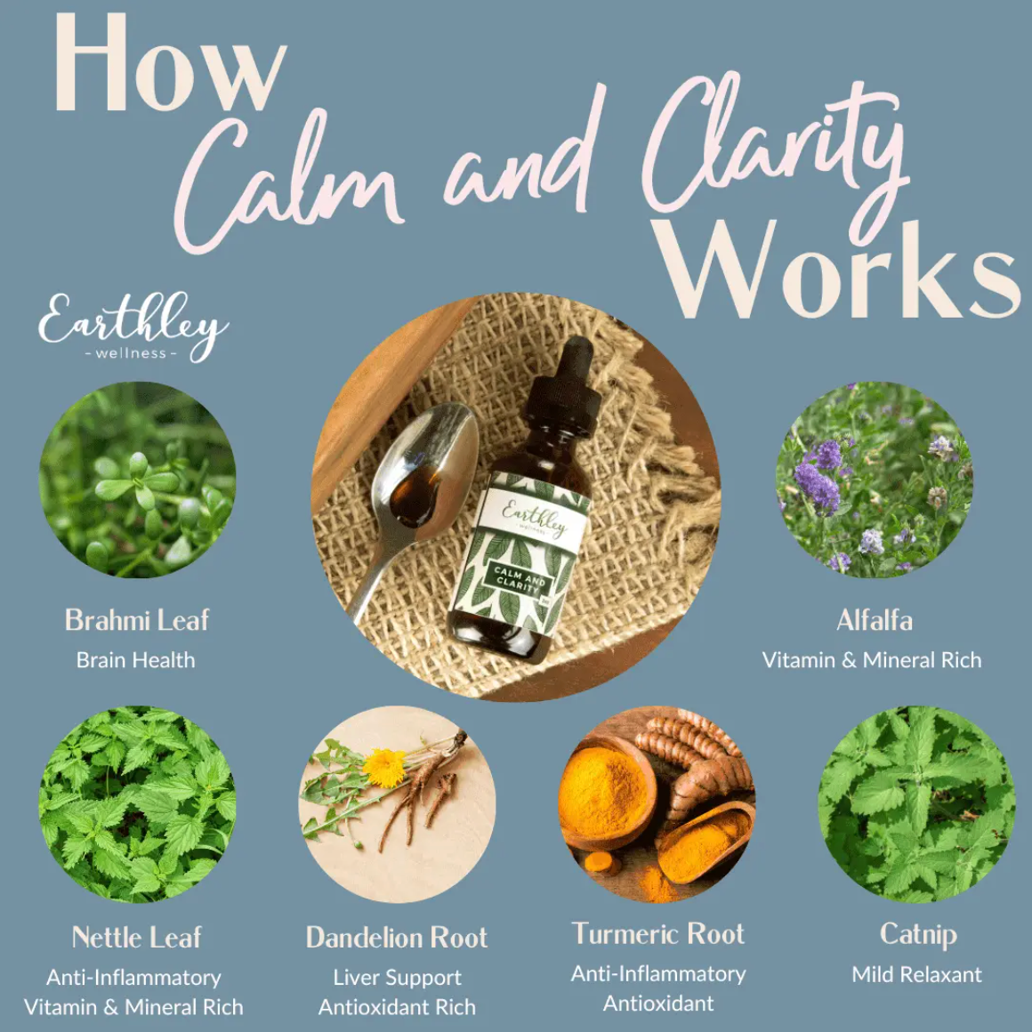 Earthley Calm and Clarity Herbal Extract